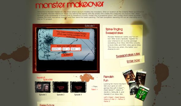 The Xbox Monster Makeover Sweepstakes