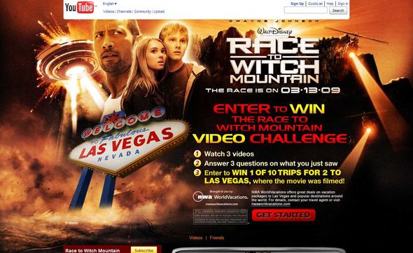 Race To Witch Mountain Video Challenge Sweepstakes