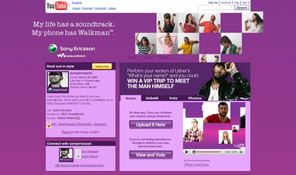 Usher Walkman Contest