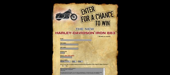 Zippo Red Hot and Ridin’ Sweepstakes