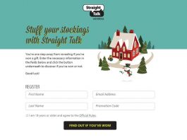 TracFone and Straight Talk Stuff Your Stocking Instant Win Game