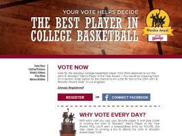 woodenawardvote.com – Voice of the Fan Wooden Award Sweepstakes