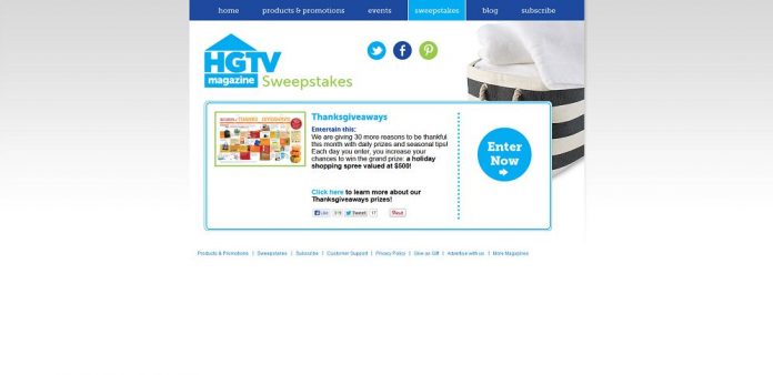 #3455-HGTV Magazine I Sweepstakes-www_hgtvmagonline_com_sweepstakes#_Unplv-KYzao