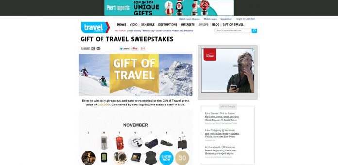 #3733-Gift of Travel 2013_ Travel Channel-www_travelchannel_com_sweepstakes_gift-of-travel