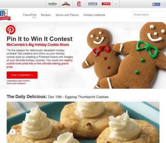 McCormick Pin it to Win it Contest
