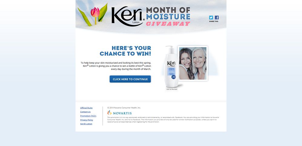 Keri Lotion Month of Moisture Giveaway