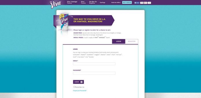 #5191-Login or Register to Win Viva SweepStakes I Viva Vantage Towels-www_vivatowels_com_vantage_sign-in_aspx
