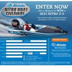 Allstate Nitro Boat Giveaway