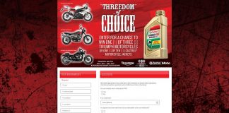 Castrol 2014 Triumph Motorcycle Sweepstakes