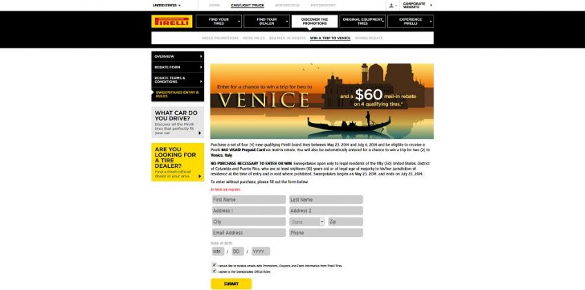 pirelli-win-a-trip-to-venice-italy-sweepstakes