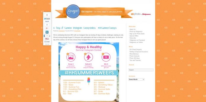 #6806-12 Days of Summer Instagram Sweepstakes #HHSummerSweeps-www_snapsbywalgreens_com_hhsummersweeps