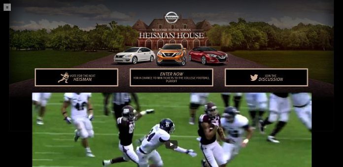NissanHeismanHouse.com - Nissan Heisman Sweepstakes