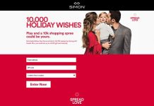 Simon Malls 10,000 Holiday Wishes Sweepstakes And Instant Win