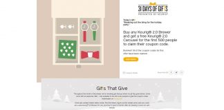 31daysofgifts.keurig.com – Keurig 31 Days of Gifts Sweepstakes (Hidden Word)