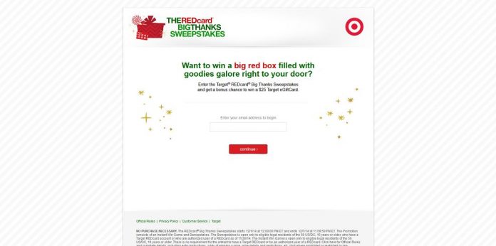 REDcard Big Thanks Sweepstakes