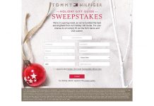 Tommy Hilfiger Holiday Gift Guide Sweepstakes