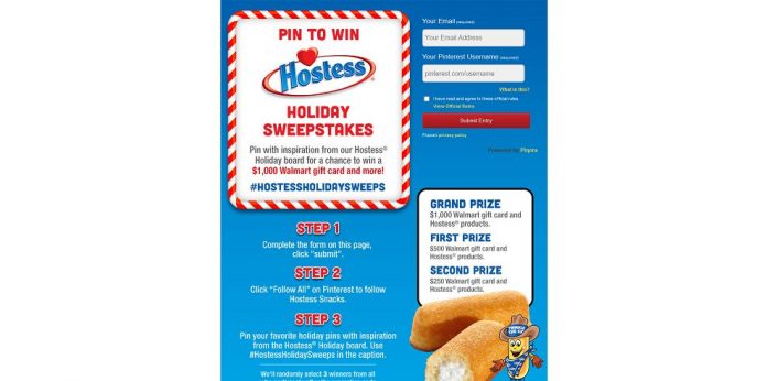 SocialMoms Hostess Holiday Sweepstakes