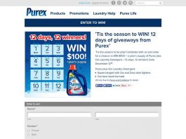 Purex 12 Days Of Giveaways
