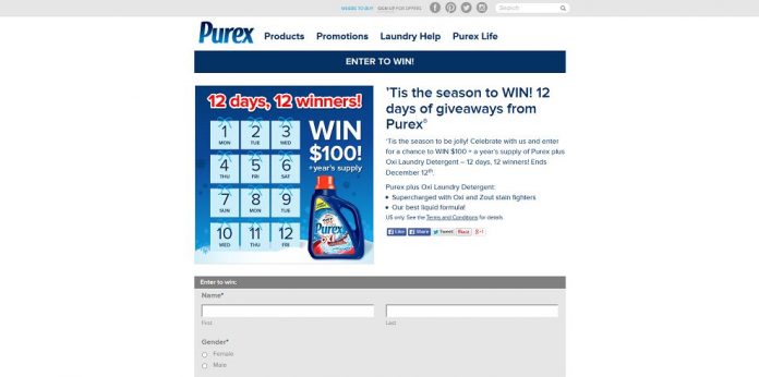 Purex 12 Days Of Giveaways