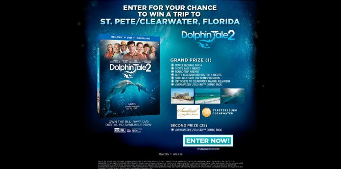 Dolphin Tale 2 Sweepstakes