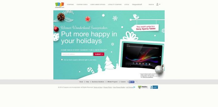 #7883-December Sweepstakes I Coupons_com-www_coupons_com_giveaway_decemberwonderlandsweeps Coupons.com Winner Wonderland Sweepstakes