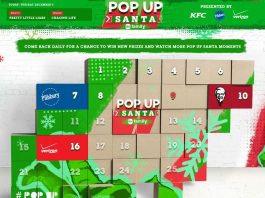 Pop Up Santa Sweepstakes