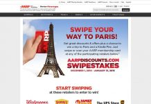 AARPdiscounts.com Swipestakes (AARPdiscounts.com/swipestakes)