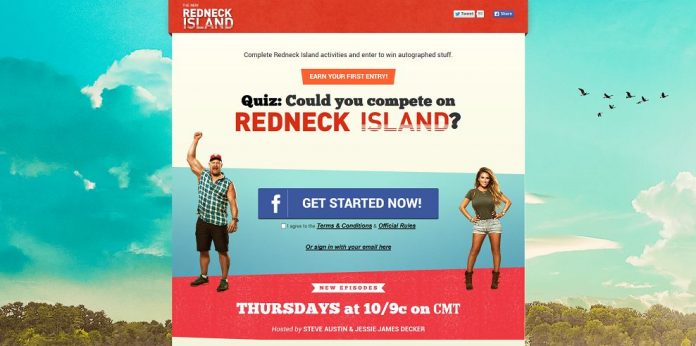 Ultimate Redneck Island Prize Pack Sweepstakes (cmtredneckisland.com)