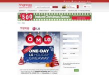 OMLG! Sweepstakes (hhgregg.com/OMLG)