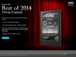 Kobo’s Best of 2014 Trivia Contest