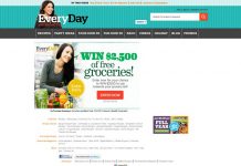 Every Day With Rachael Ray $2,500 Grocery Sweepstakes