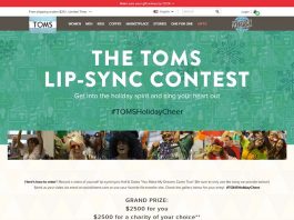 TOMS Shoes #TOMSHolidayCheer Contest