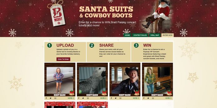 Boot Barn Santa Suits And Cowboy Boots Contest