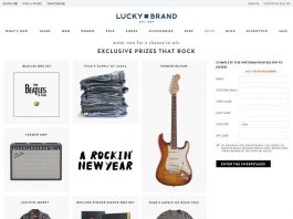 Lucky Brand Have A Rocking New Year Sweepstakes