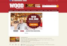 Wood Magazine Over-the-Top Shop Sweepstakes (Woodmagazine.com/10kshop)