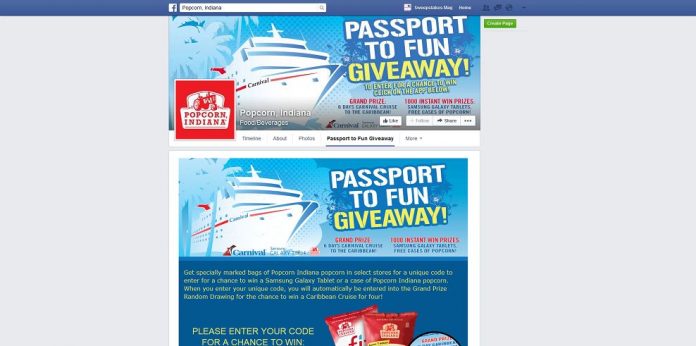 Passport To Fun Giveaway (facebook.com/popcornindiana)