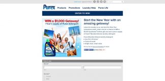 Purex Start The New Year With An Amazing Getaway! Sweepstakes Purex Start The New Year With An Amazing Getaway! Sweepstakes