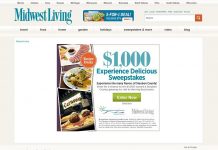 Midwest Living Experience Delicious Sweepstakes