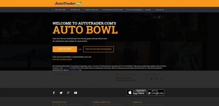 AutoTrader.com's AutoBowl Sweepstakes