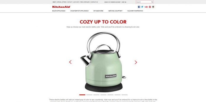 KitchenAid Get Cozy With Color Sweepstakes