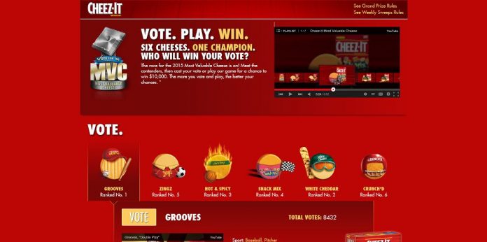 Cheez-It Most Valuable Cheese Sweepstakes (cheezitmvc.com)