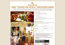 Tommy Bahama's Taste of Italy Sweepstakes
