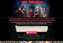 One Direction Valentine's Day Sweepstakes