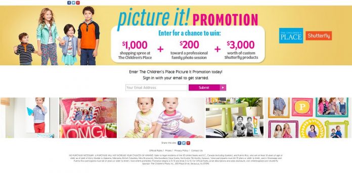 The Children's Place Picture It Sweepstakes