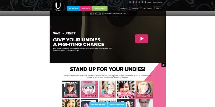 U by Kotex Save the Undies Sweepstakes