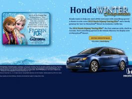 Honda Winter Sweepstakes