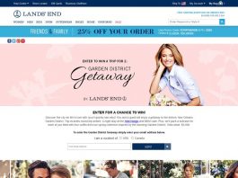 Lands' End Garden District Getaway Sweepstakes