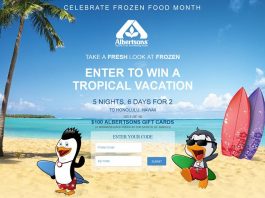 Albertsons Fresh Look At Frozen Sweepstakes