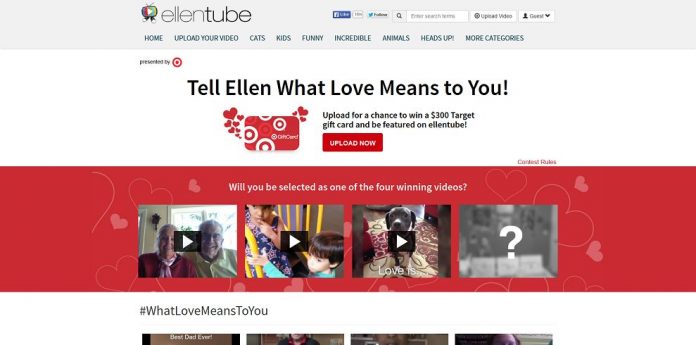 ellentube's Tell Ellen What Love Means To You Contest