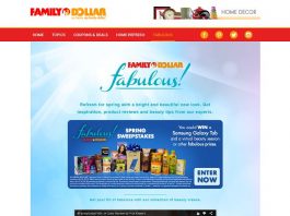 Family Dollar Fabulous Spring Sweepstakes